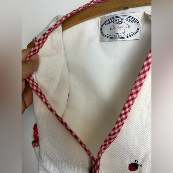 Eagle’s Eye Collection VTG  Fairy Y2K  Lady Bug Embroidery Grandmacore Vest M - Picture 11 of 16